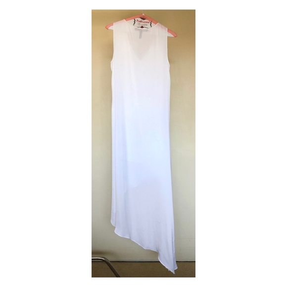 White BCBGMaxAzria High Low Dress (minor holes) - Picture 2 of 6